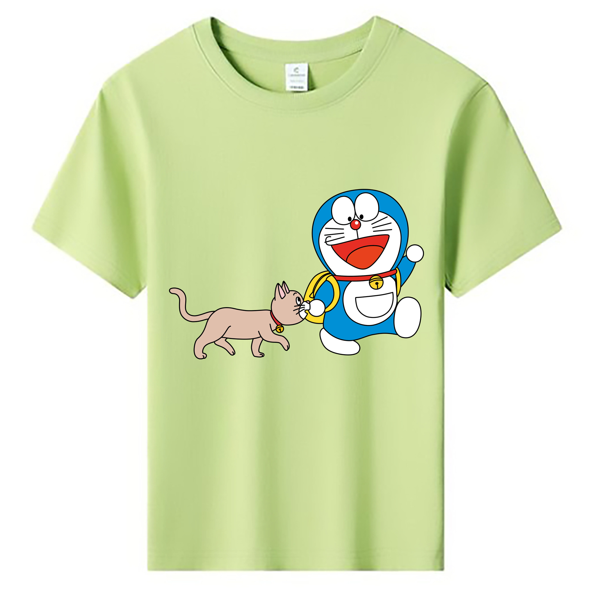 （画像用） ドラえもん Doraemon 綿100％キッズTシャツ（フロントプリント）